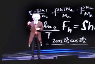 אלברט איינשטיין מסביר